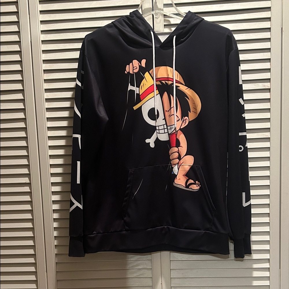 Black Graphic Hoodie